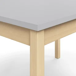 Pöytä DECIBEL 1400x700x720 mm, ääntä vaimentava korkeapainelaminaatti HPL, harmaa