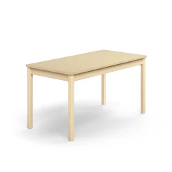 Pöytä DECIBEL 1400x700x720 mm, ääntä vaimentava korkeapainelaminaatti HPL, koivu