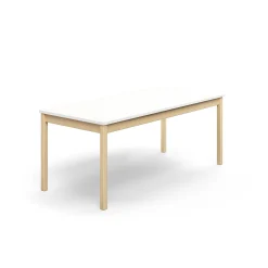 Pöytä DECIBEL 1800x800x720 mm, ääntä vaimentava korkeapainelaminaatti HPL, valkoinen