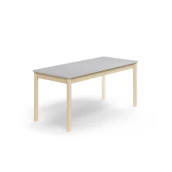 Pöytä DECIBEL 1600x700x720 mm, ääntä vaimentava korkeapainelaminaatti, koivu/harmaa