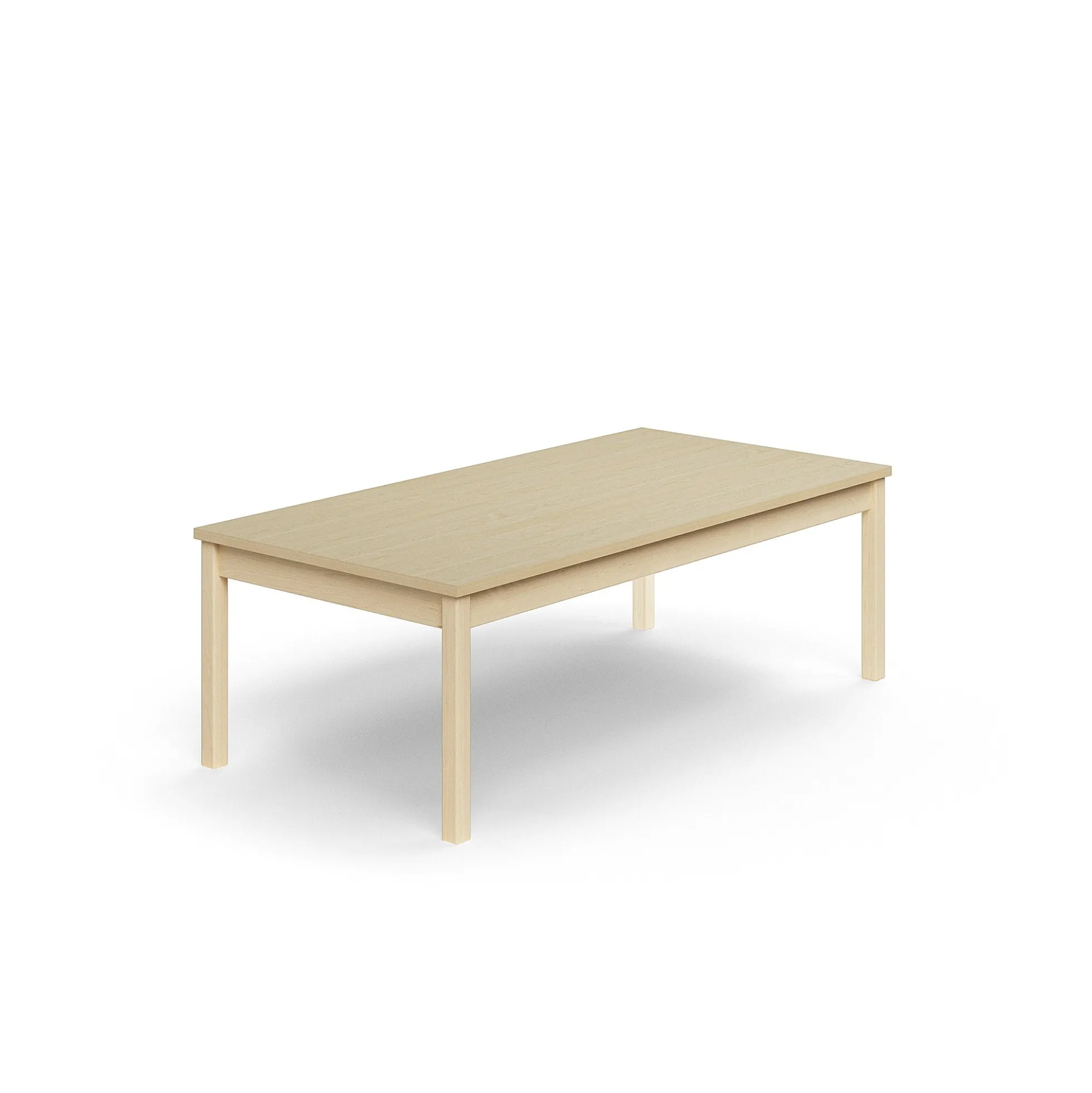 Pöytä DECIBEL 1600x800x530 mm, ääntä vaimentava korkeapainelaminaatti, koivu