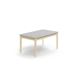 Pöytä DECIBEL 1200x700x590 mm, ääntä vaimentava korkeapainelaminaatti, koivu/harmaa