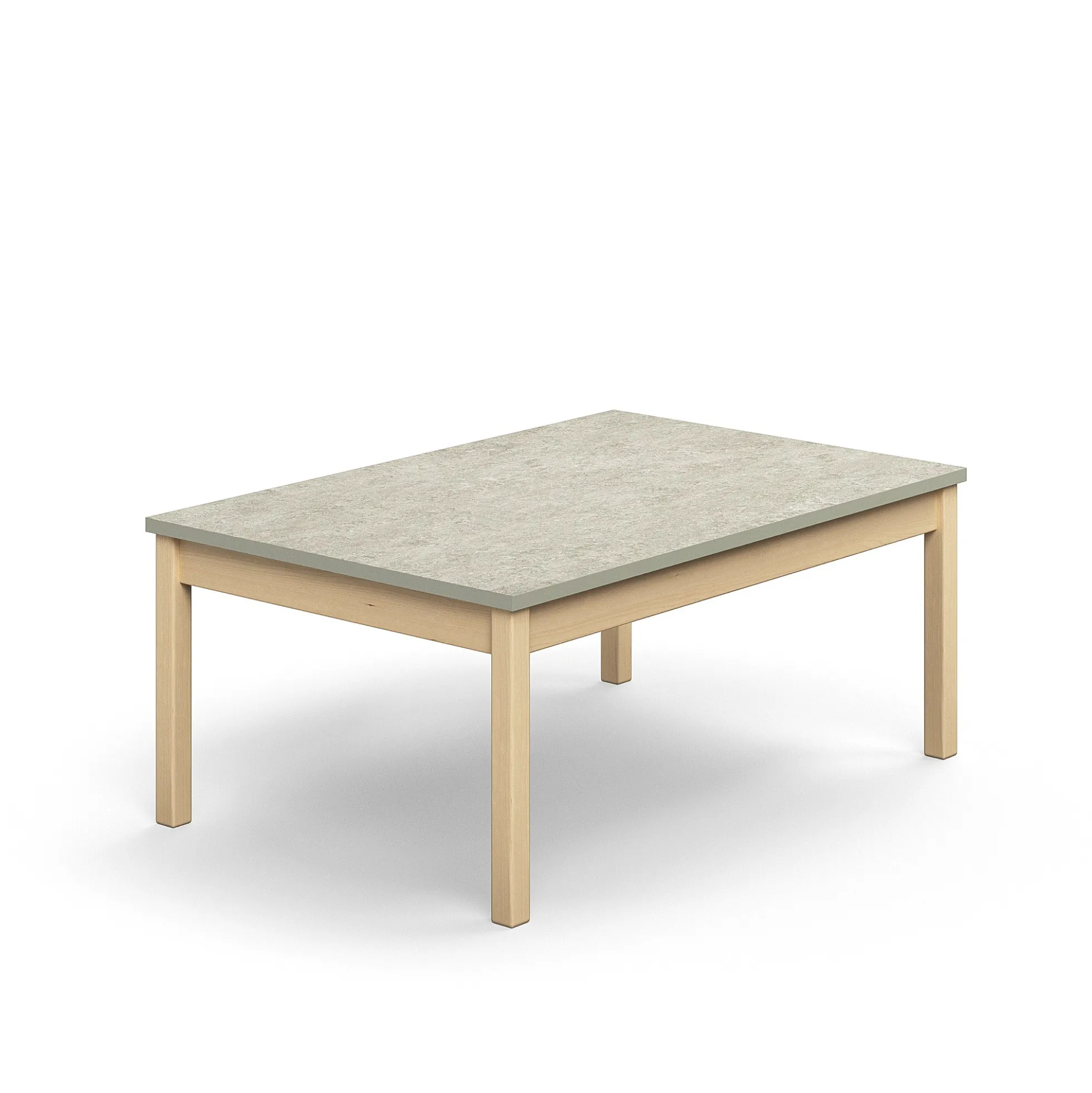 Pöytä DECIBEL 1200x800x530 mm, ääntä vaimentava linoleumi, harmaa