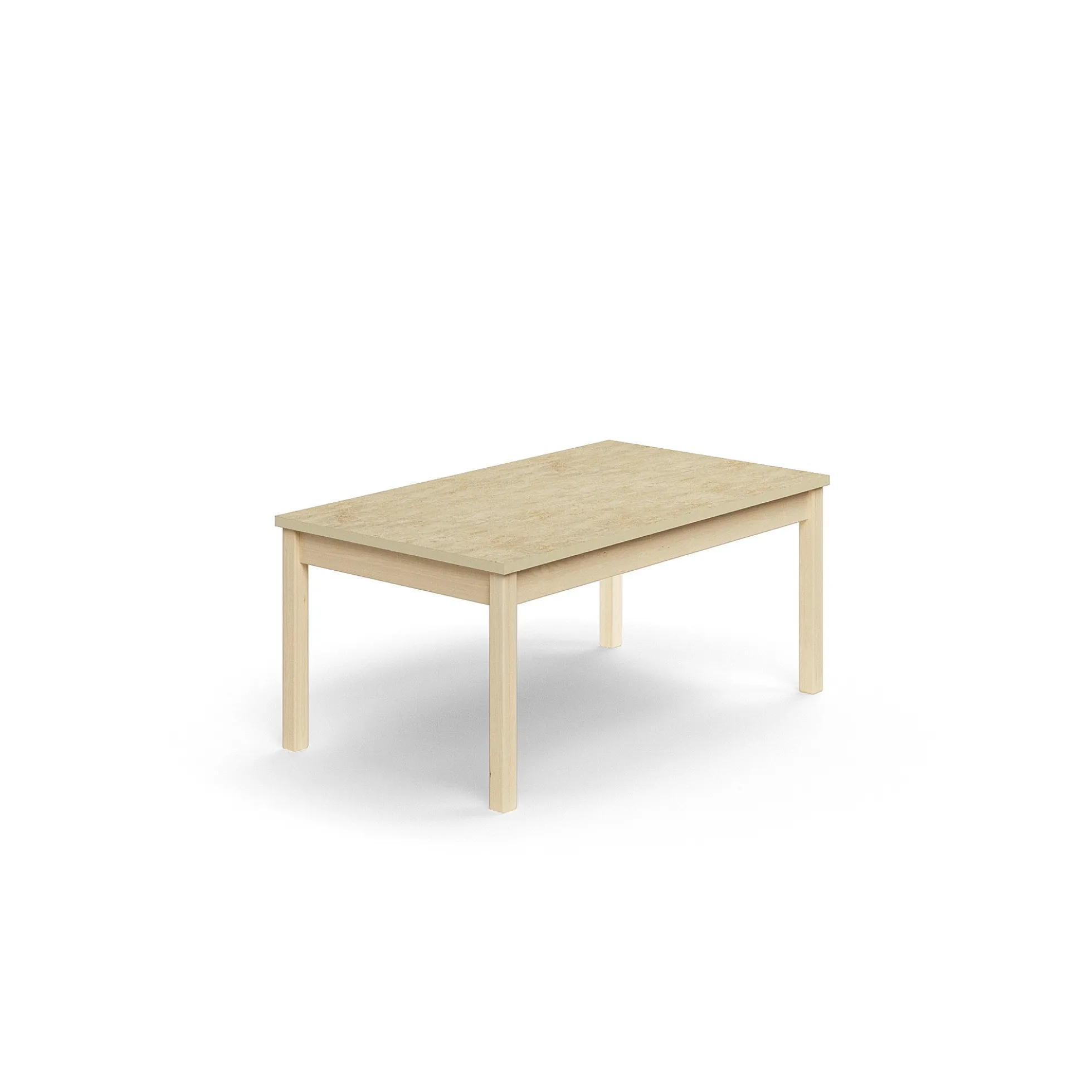 Pöytä DECIBEL 1200x700x530 mm, ääntä vaimentava linoleumi, koivu/beige
