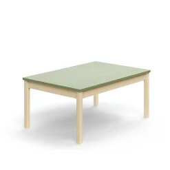 Pöytä DECIBEL 1200x800x530 mm, ääntä vaimentava linoleumi, koivu/harmaanvihreä