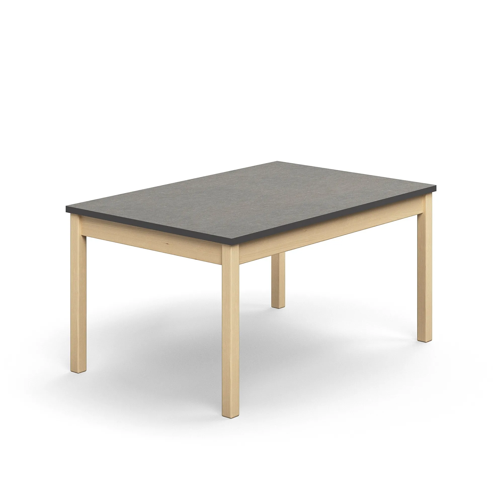 Pöytä DECIBEL 1200x800x590 mm, ääntä vaimentava linoleumi, tummanharmaa
