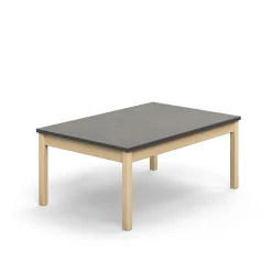 Pöytä DECIBEL 1200x800x530 mm, ääntä vaimentava linoleumi, tummanharmaa