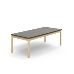 Pöytä DECIBEL 1800x800x590 mm, ääntä vaimentava linoleumi, tummanharmaa