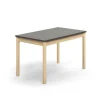 Pöytä DECIBEL 1200x700x720 mm, tummanharmaa linoleumi, koivu