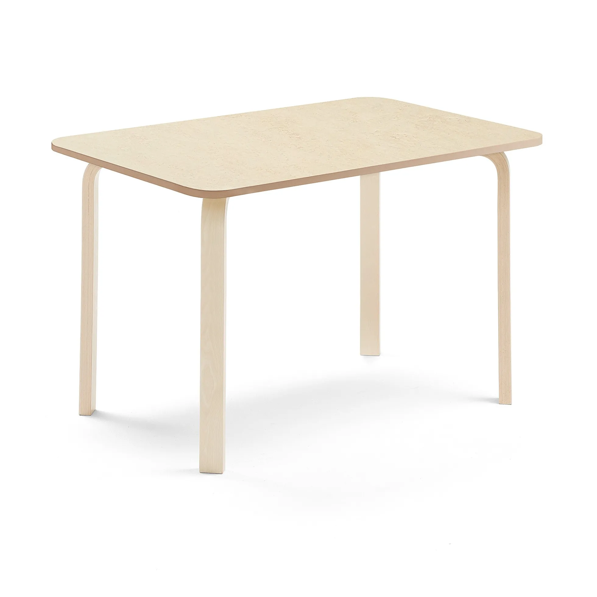 Pöytä ELTON 1200x600x710 mm, beige linoleumi, koivu