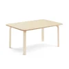 Pöytä ELTON 1200x600x530 mm, beige linoleumi, koivu