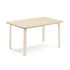 Pöytä ELTON 1200x600x590 mm, beige linoleumi, koivu