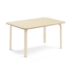Pöytä ELTON 1200x600x590 mm, beige linoleumi, koivu