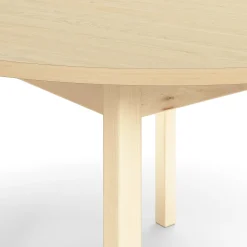 Pöytä EUROPA Ø1200x720 mm, koivu