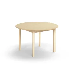 Pöytä EUROPA Ø1200x720 mm, koivu