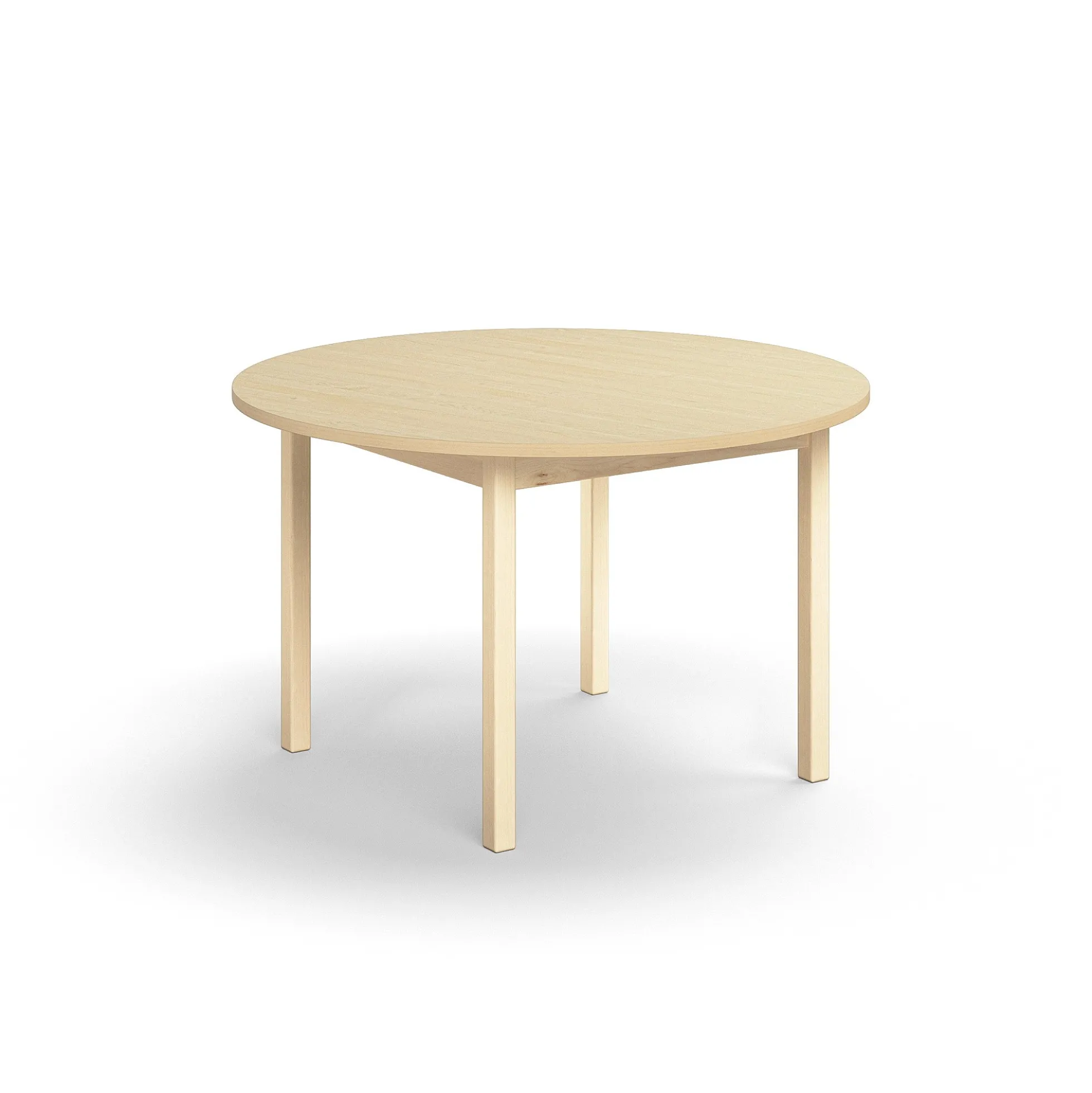 Pöytä EUROPA Ø1200x720 mm, koivu