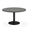 Pöytä GATHER Lattiakiinnitys, Ø 900x720 mm, antrasiitinharmaa, antrasiitinharmaa