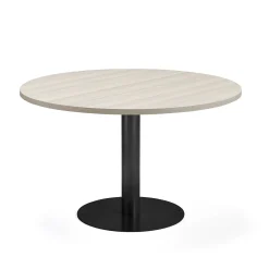 Pöytä GATHER Lattiakiinnitys, Ø 900x720 mm, antrasiitinharmaa, tuhkanharmaa
