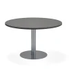 Pöytä GATHER Lattiakiinnitys, Ø 900x720 mm, hopeanharmaa, antrasiitinharmaa