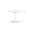 Pöytä METRIC Puoliovaali, 1000x1000x720 mm, valkoinen