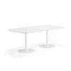 Pöytä METRIC Pyöristetyt kulmat, 2000x1000x720 mm, valkoinen