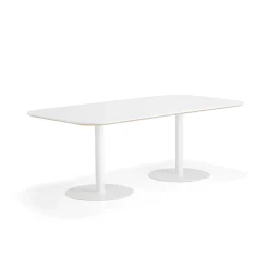 Pöytä METRIC Pyöristetyt kulmat, 2000x1000x720 mm, valkoinen