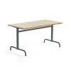 Pöytä PLURAL 1400x700x720 mm, ääntä vaimentava linoleumi, beige, antrasiitinharmaa