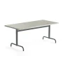 Pöytä PLURAL 1600x800x720 mm, ääntä vaimentava linoleumi, harmaa, antrasiitinharmaa