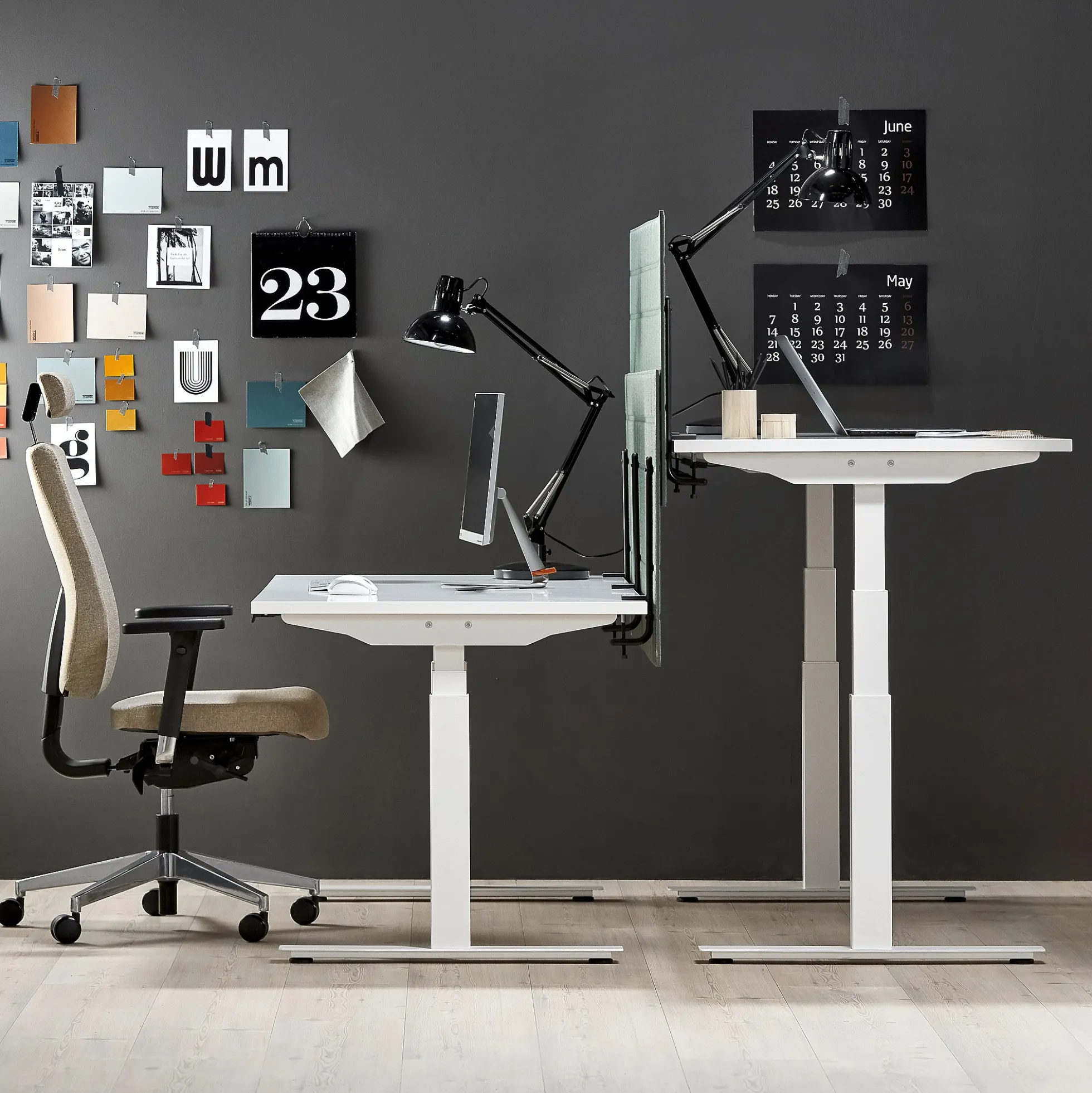 Pöytäsermi SPLIT 1600x600 mm, vihreä