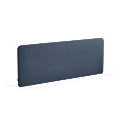 Pöytäsermi ZONE Mustat kiinnikkeet, 1800x650x36 mm, kangas Hush, laivastonsininen