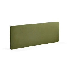 Pöytäsermi ZONE Mustat kiinnikkeet, 1800x650x36 mm, kangas Hush, metsänvihreä