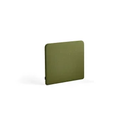 Pöytäsermi ZONE Mustat kiinnikkeet, 800x650x36 mm, kangas Hush, metsänvihreä