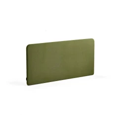 Pöytäsermi ZONE Mustat kiinnikkeet, 1400x650x36 mm, kangas Hush, metsänvihreä