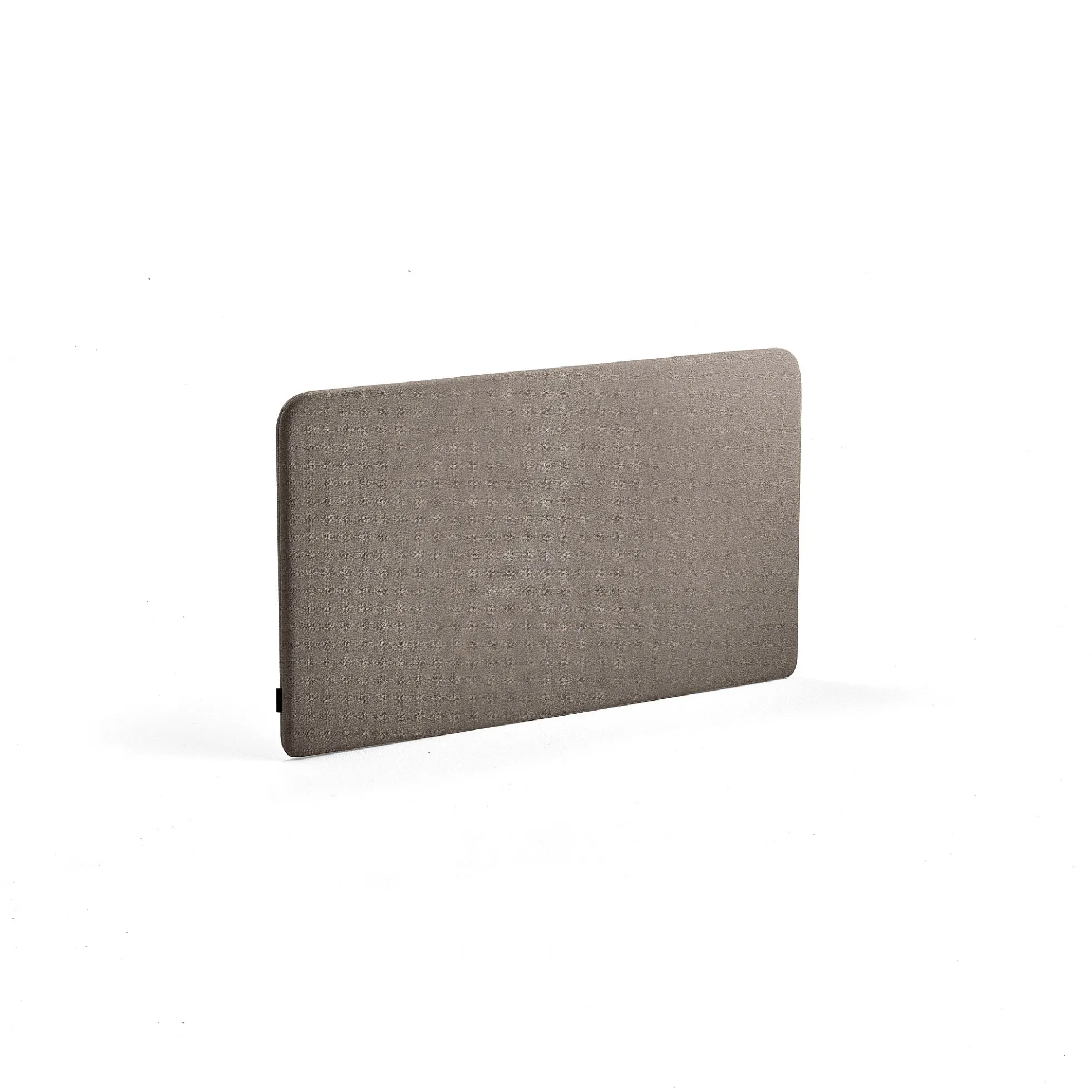 Pöytäsermi ZONE Mustat kiinnikkeet, 1200x650x30 mm, kangas Hush, vaaleanruskea