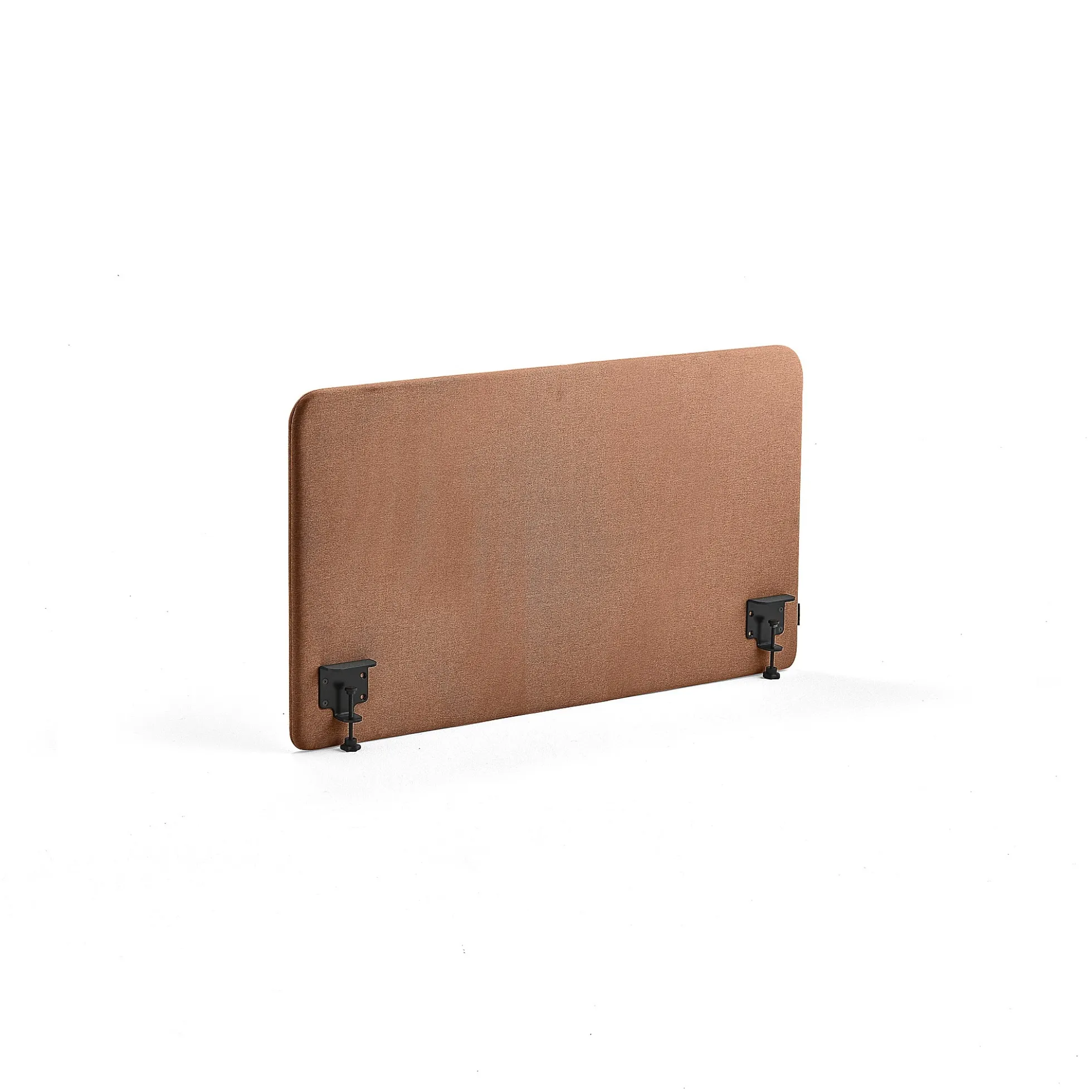 Pöytäsermi ZONE Mustat kiinnikkeet, 1200x650x36 mm, kangas Rivet, kupari