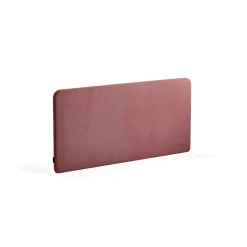 Pöytäsermi ZONE Mustat kiinnikkeet, 1400x650x36 mm, kangas Rivet, luumu