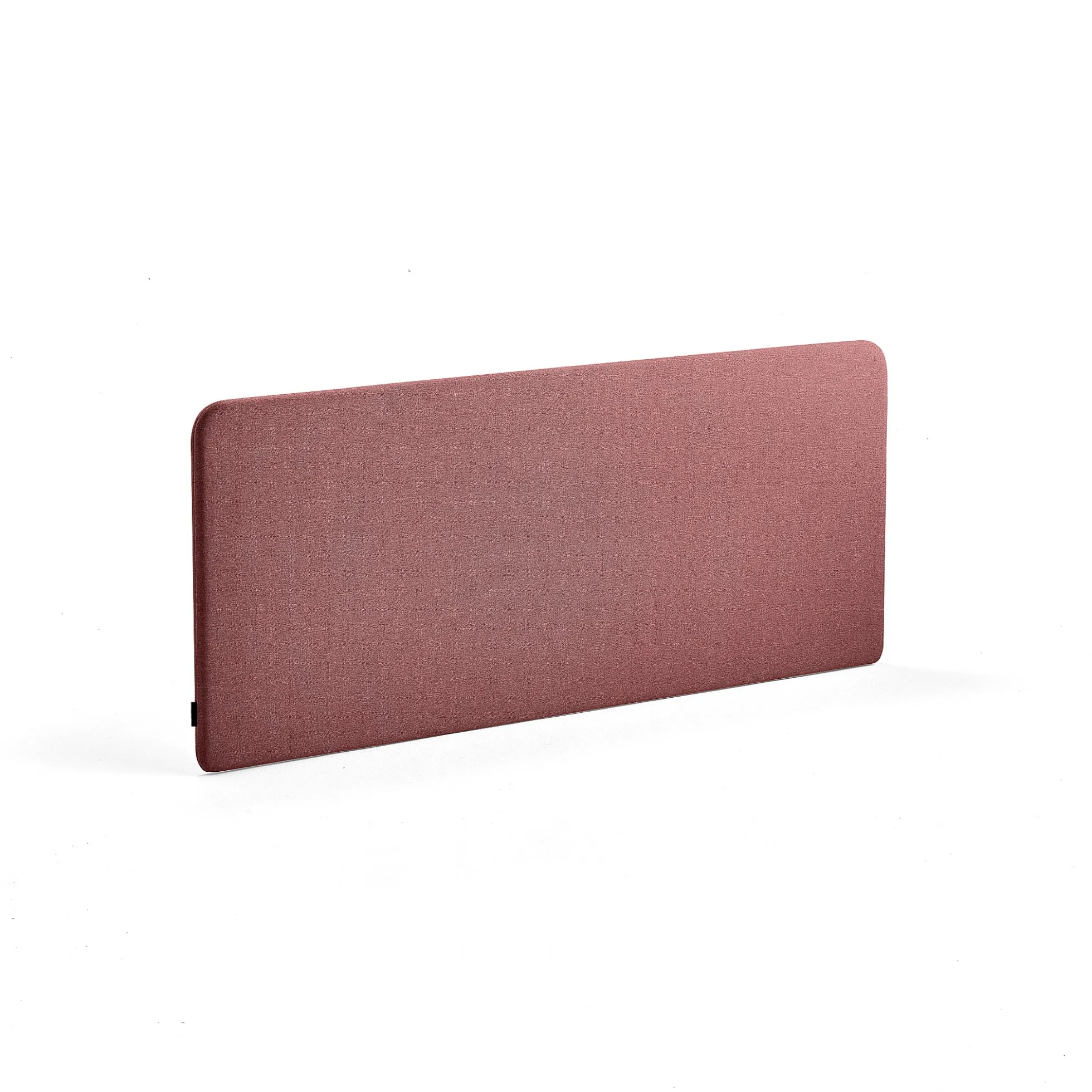 Pöytäsermi ZONE Mustat kiinnikkeet, 1600x650x36 mm, kangas Rivet, luumu