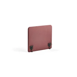 Pöytäsermi ZONE Mustat kiinnikkeet, 800x650x36 mm, kangas Rivet, luumu