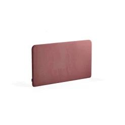 Pöytäsermi ZONE Mustat kiinnikkeet, 1200x650x36 mm, kangas Rivet, luumu