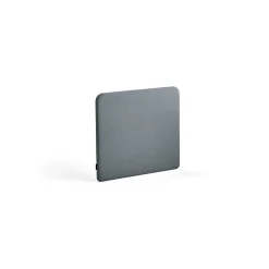 Pöytäsermi ZONE Mustat kiinnikkeet, 800x650x36 mm, kangas Rivet, siniharmaa