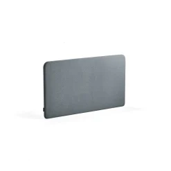 Pöytäsermi ZONE Mustat kiinnikkeet, 1200x650x36 mm, kangas Rivet, siniharmaa