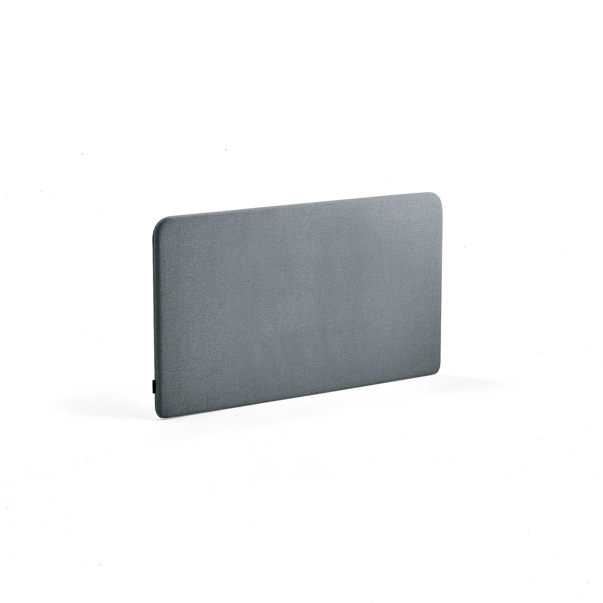 Pöytäsermi ZONE Mustat kiinnikkeet, 1200x650x36 mm, kangas Rivet, siniharmaa
