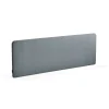 Pöytäsermi ZONE Mustat kiinnikkeet, 2000x650x36 mm, kangas Rivet, siniharmaa