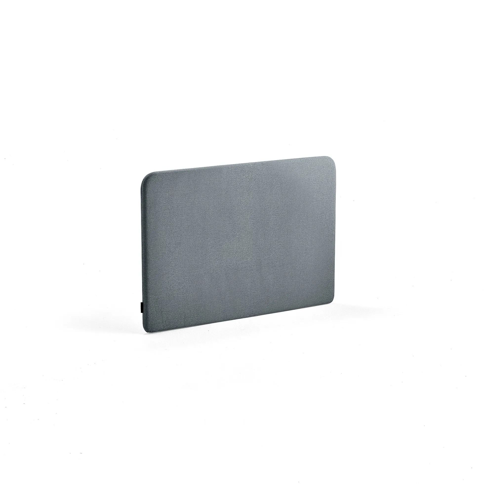 Pöytäsermi ZONE Mustat kiinnikkeet, 1000x650x36 mm, kangas Rivet, siniharmaa