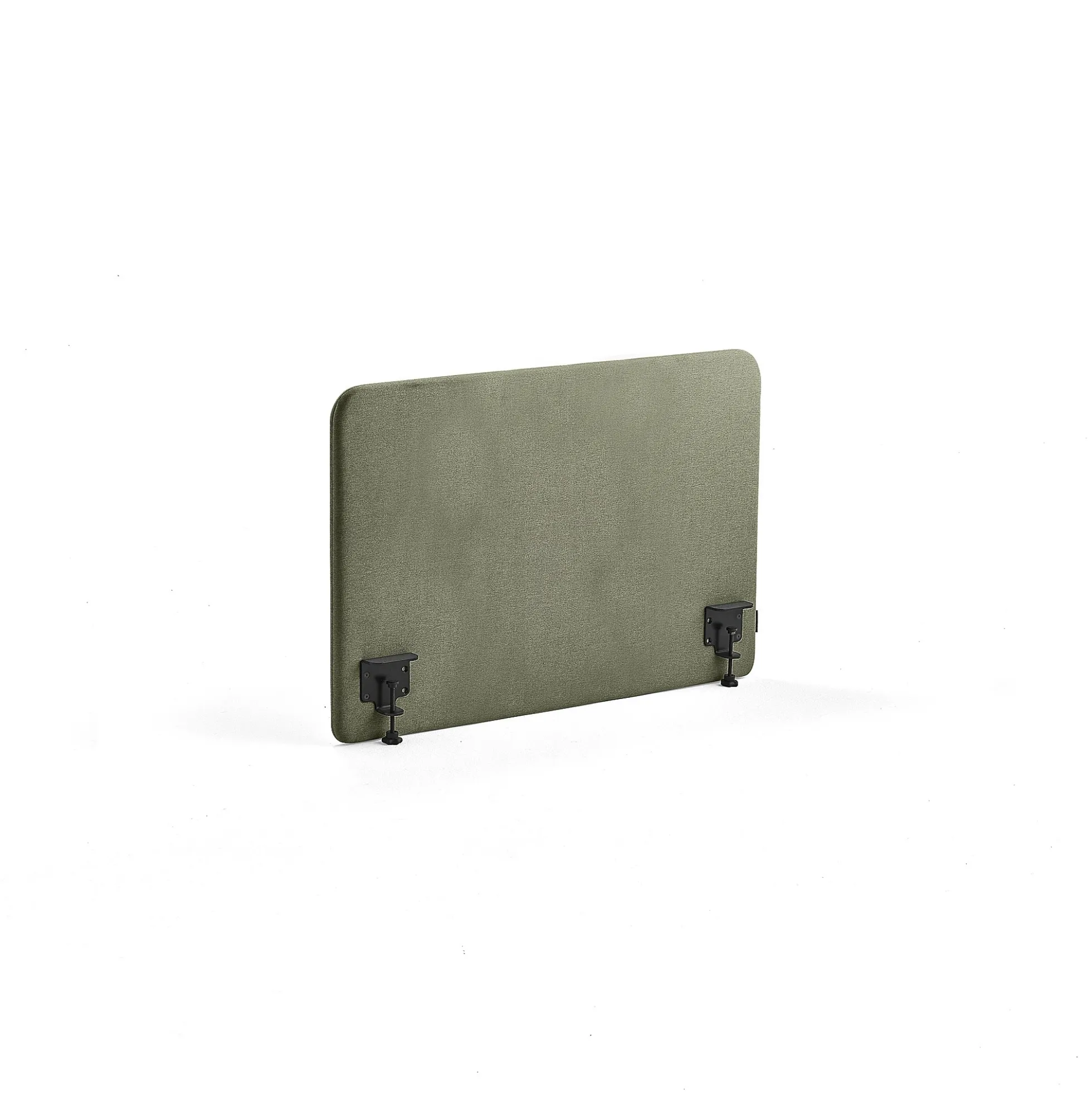 Pöytäsermi ZONE Mustat kiinnikkeet, 1000x650x36 mm, kangas Rivet, sinivihreä