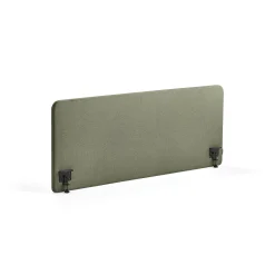 Pöytäsermi ZONE Mustat kiinnikkeet, 1600x650x36 mm, kangas Rivet, sinivihreä