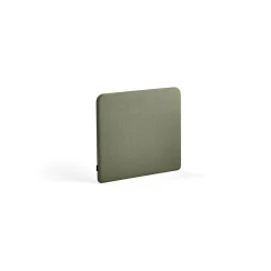 Pöytäsermi ZONE Mustat kiinnikkeet, 800x650x36 mm, kangas Rivet, sinivihreä