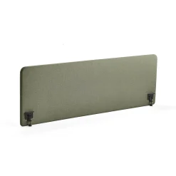 Pöytäsermi ZONE Mustat kiinnikkeet, 2000x650x36 mm, kangas Rivet, sinivihreä