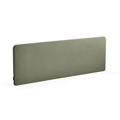 Pöytäsermi ZONE Mustat kiinnikkeet, 2000x650x36 mm, kangas Rivet, sinivihreä