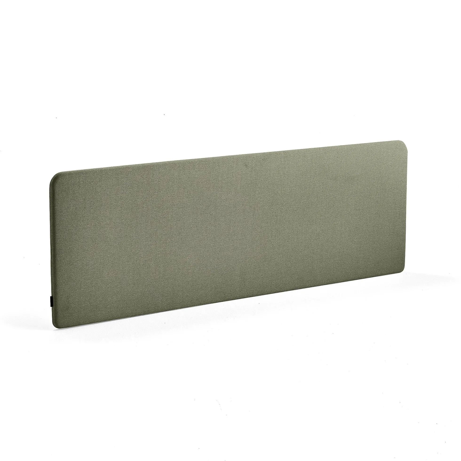 Pöytäsermi ZONE Mustat kiinnikkeet, 2000x650x36 mm, kangas Rivet, sinivihreä
